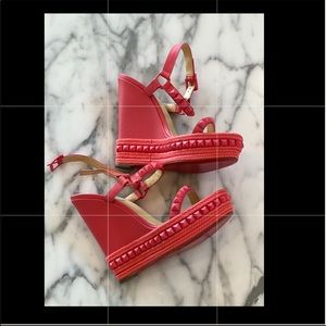 Christian Louboutin wedge heels